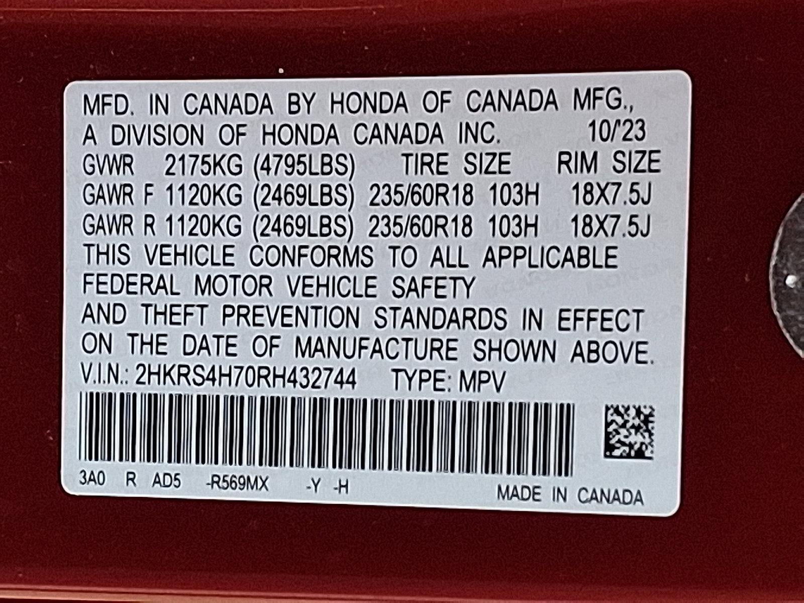 2024 Honda CR-V EX-L AWD