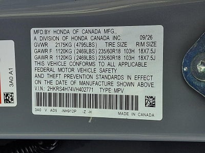 2027 Honda CR-V EX-L AWD