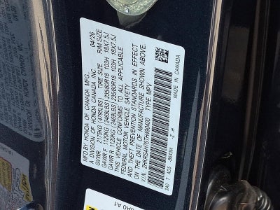 2026 Honda CR-V EX-L AWD