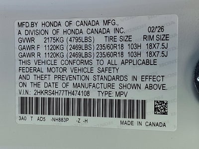 2026 Honda CR-V EX-L AWD