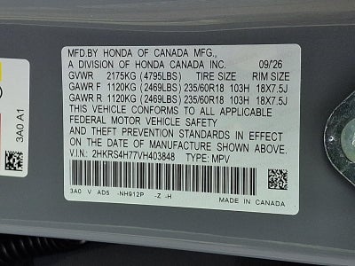 2027 Honda CR-V EX-L AWD