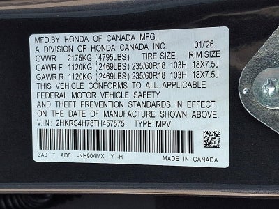 2026 Honda CR-V EX-L AWD