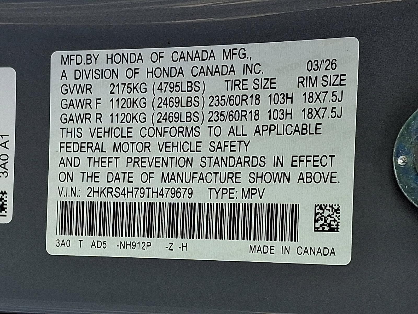 2026 Honda CR-V EX-L AWD