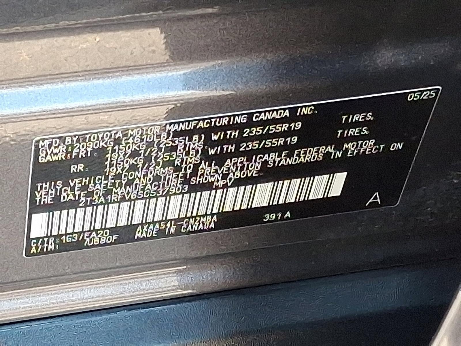 2025 Toyota RAV4 XLE Premium AWD (Natl)