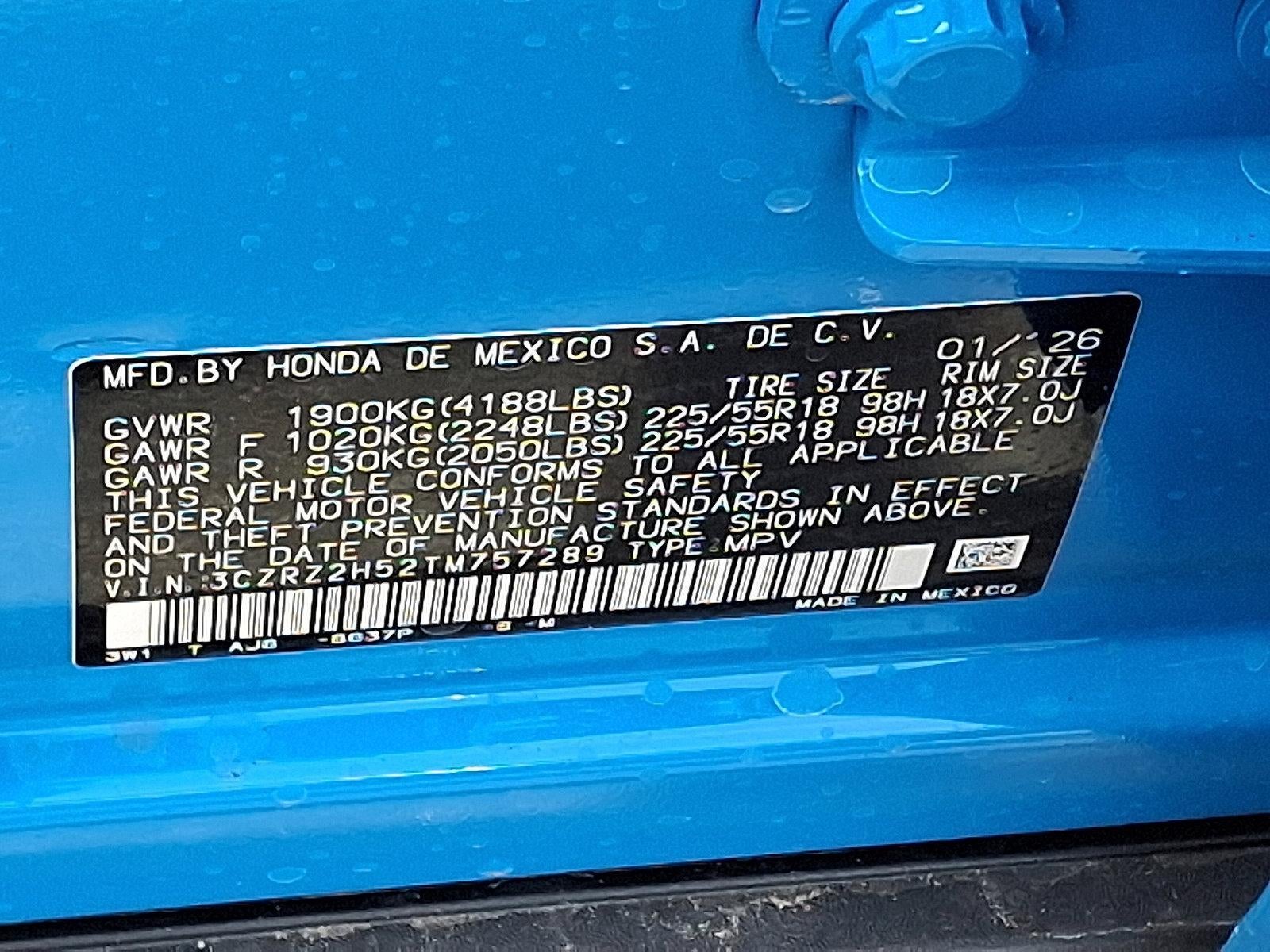 2026 Honda HR-V Sport AWD CVT