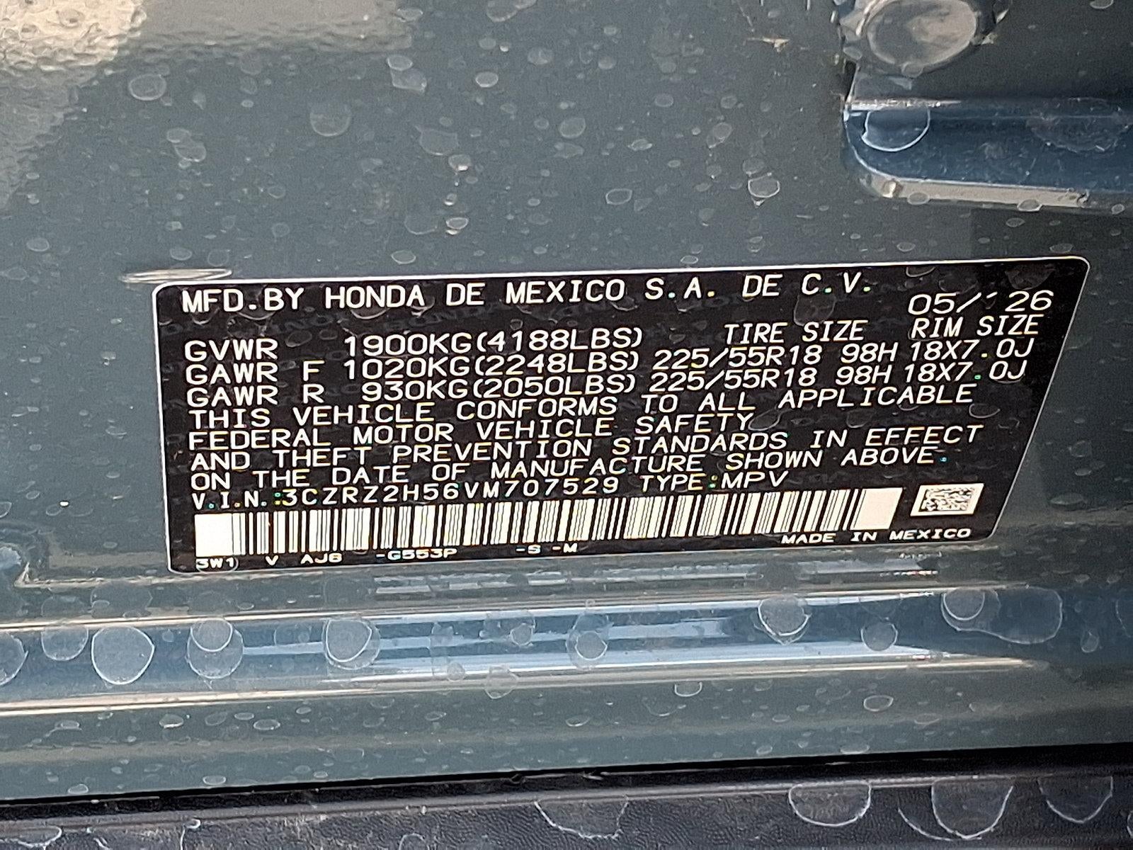 2027 Honda HR-V Sport AWD CVT