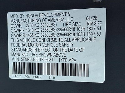 2026 Honda Odyssey EX-L Auto