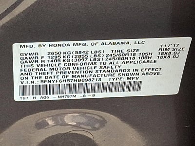 2017 Honda Pilot EX-L AWD