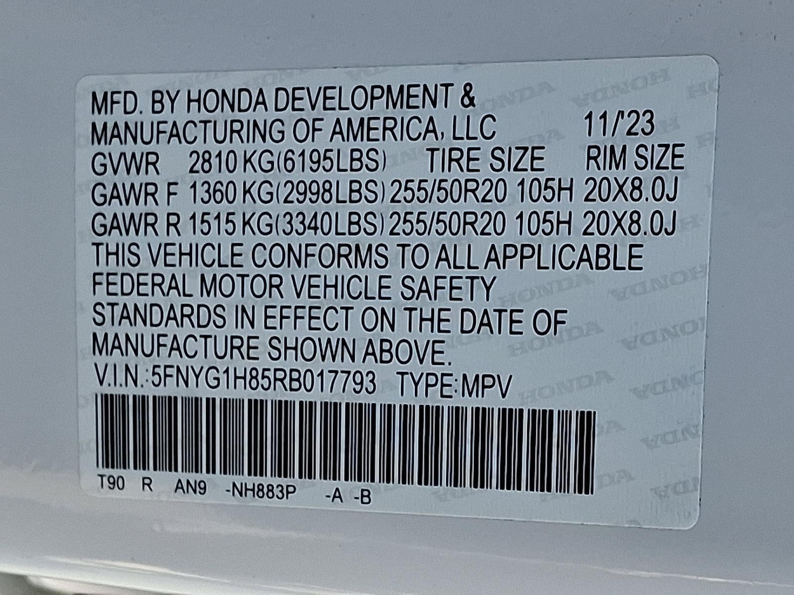 2024 Honda Pilot Elite AWD