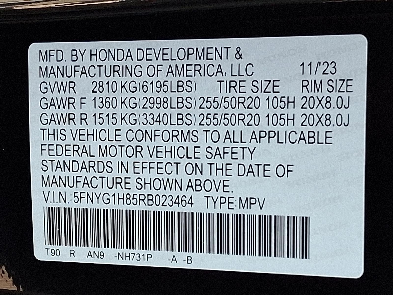 2024 Honda Pilot Elite AWD