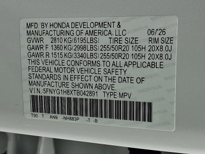 2026 Honda Pilot Elite AWD