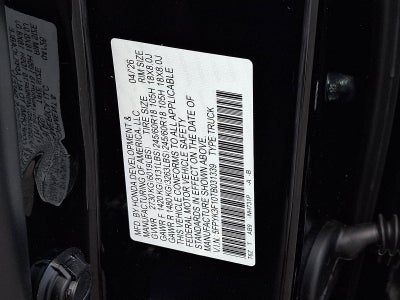 2026 Honda Ridgeline Sport AWD