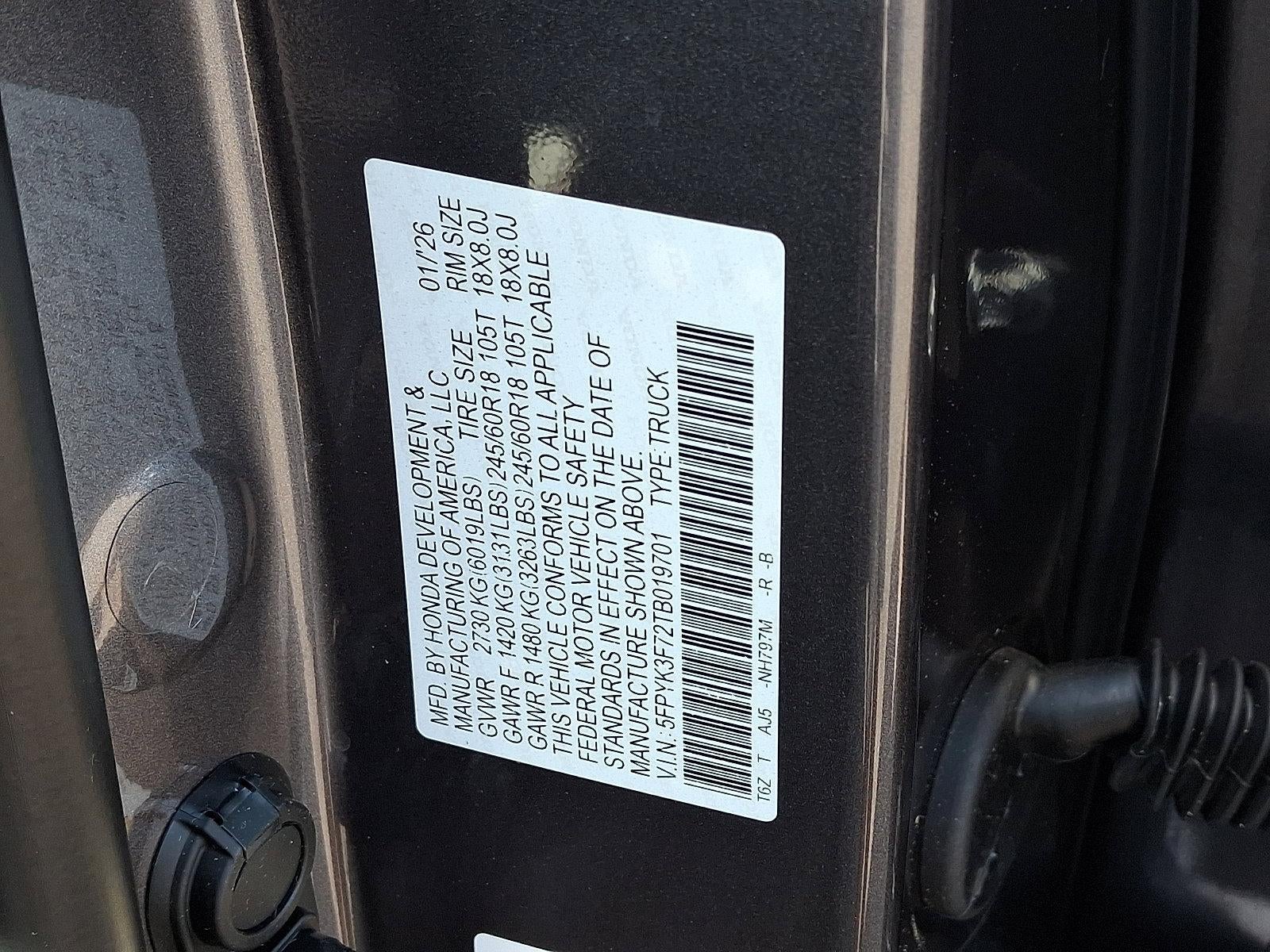 2026 Honda Ridgeline TrailSport+ AWD
