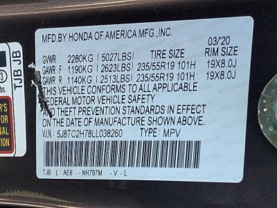 2020 Acura RDX SH-AWD w/Advance Pkg