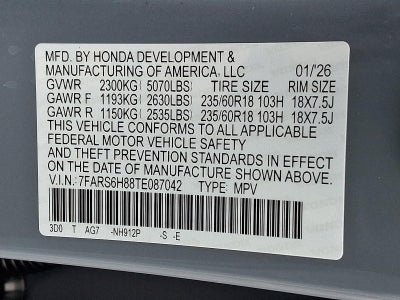 2026 Honda CR-V Hybrid Sport-L AWD