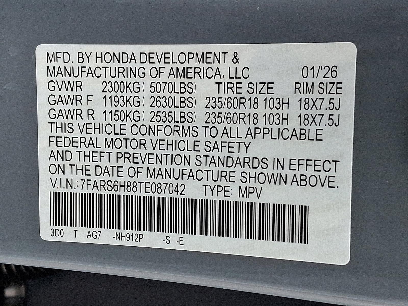 2026 Honda CR-V Hybrid Sport-L AWD