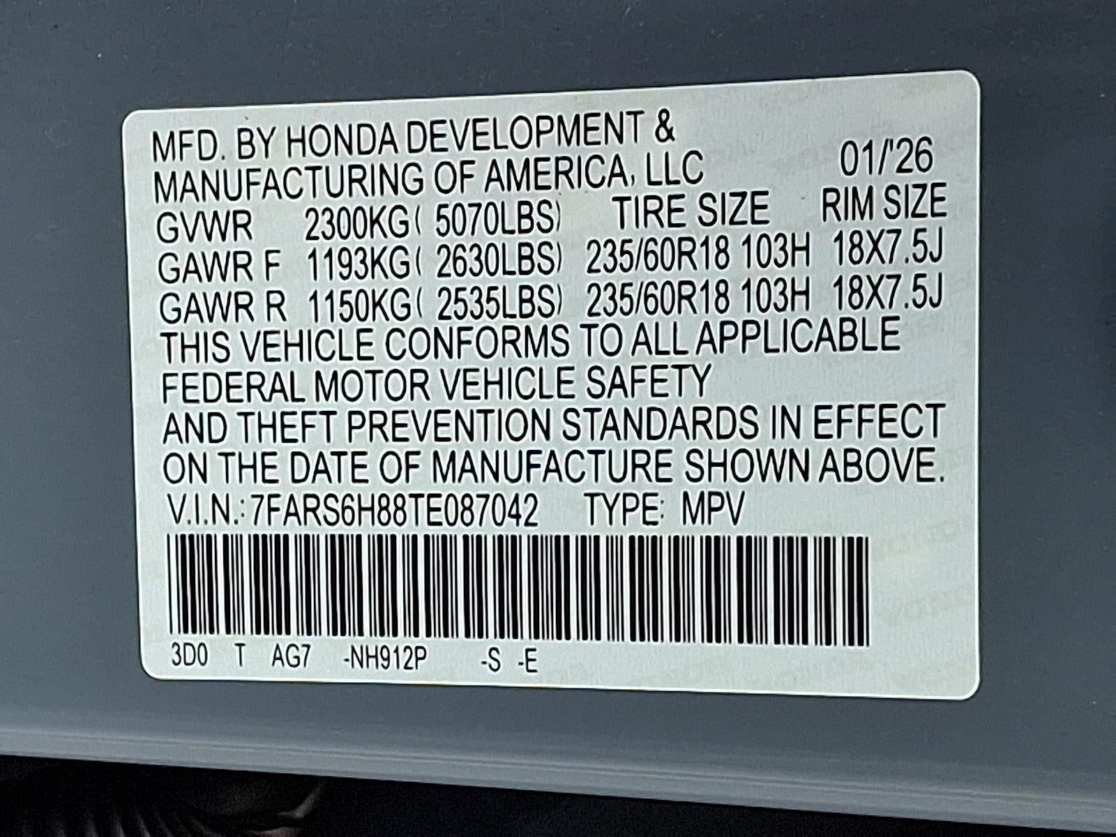 2026 Honda CR-V Hybrid Sport-L AWD