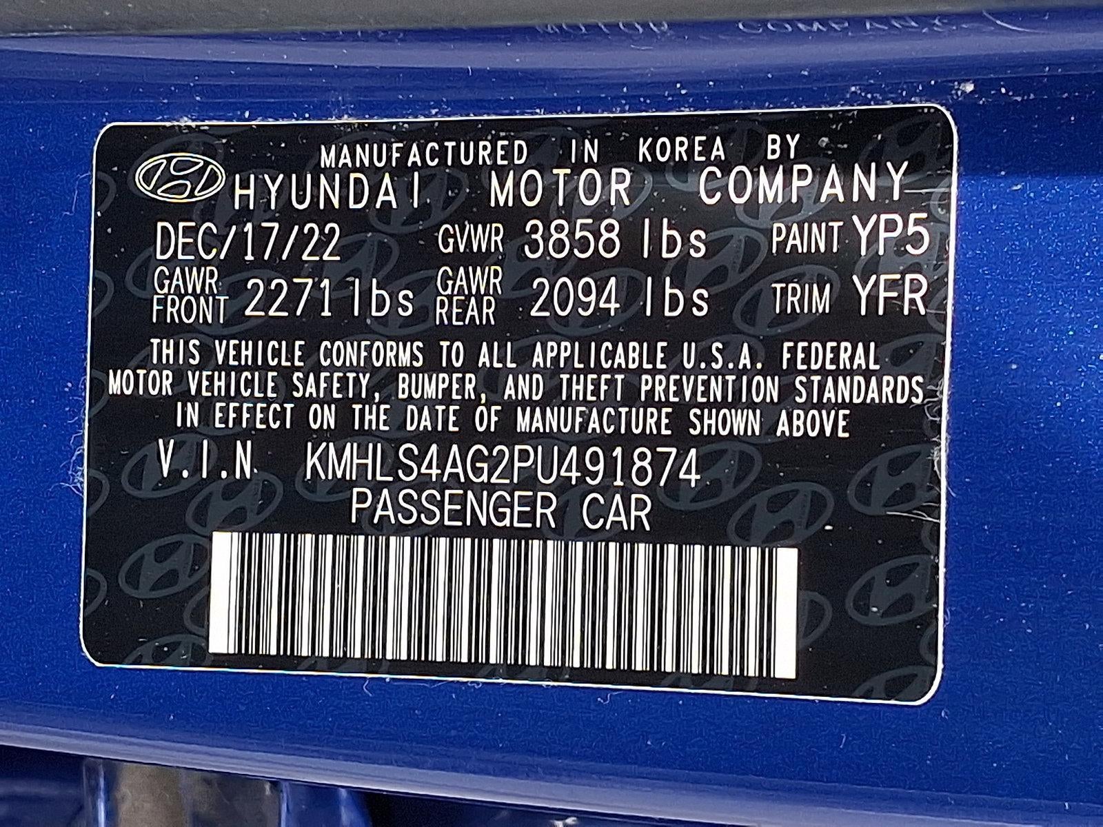 2023 Hyundai ELANTRA SEL IVT