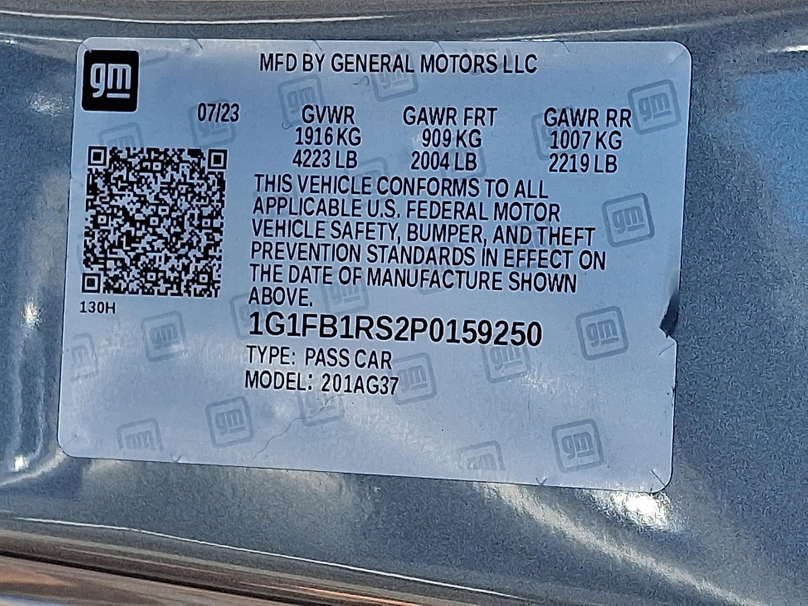 2023 Chevrolet Camaro 2dr Coupe 1LT