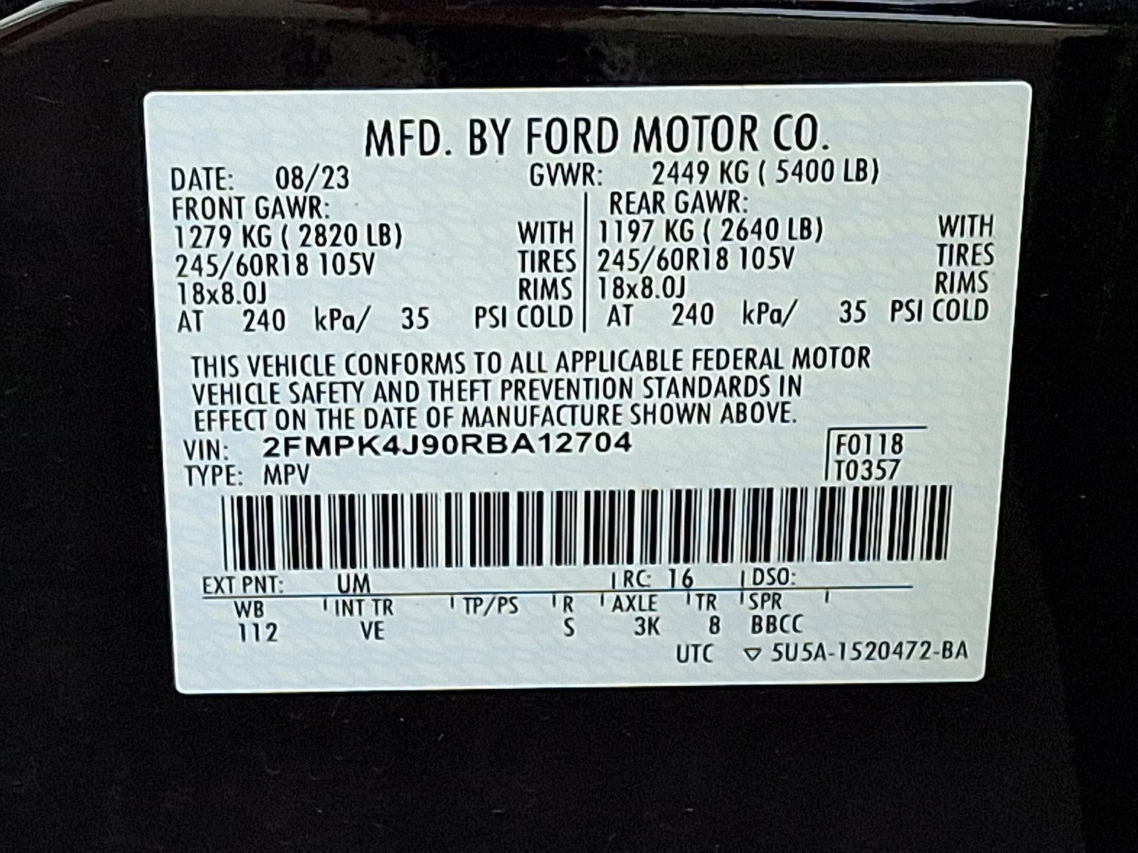 2024 Ford Edge SEL AWD