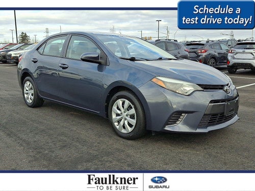 2015 Toyota Corolla 4dr Sdn CVT Auto LE (Natl)