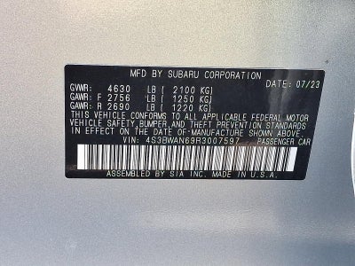 2024 Subaru Legacy Limited AWD