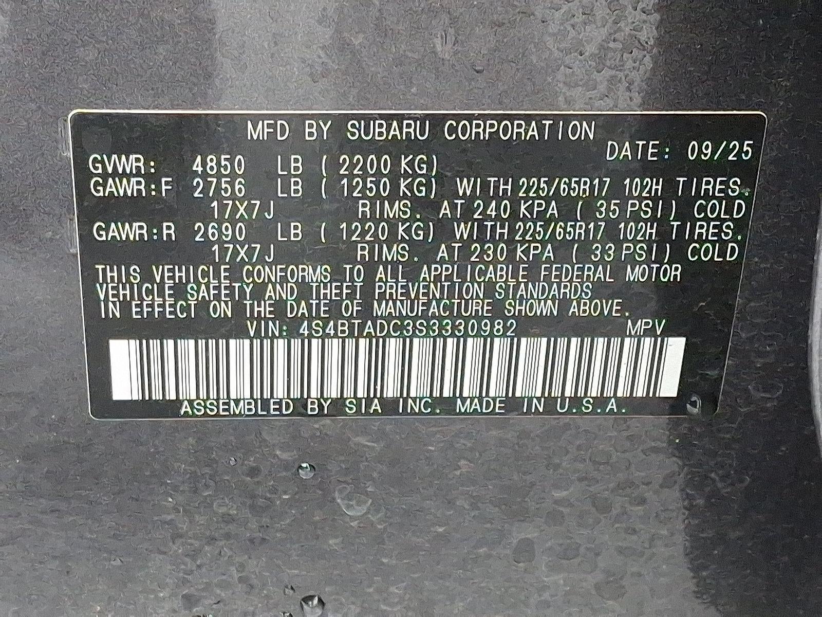 2025 Subaru Outback Premium AWD