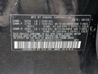 2024 Subaru Outback Touring XT AWD