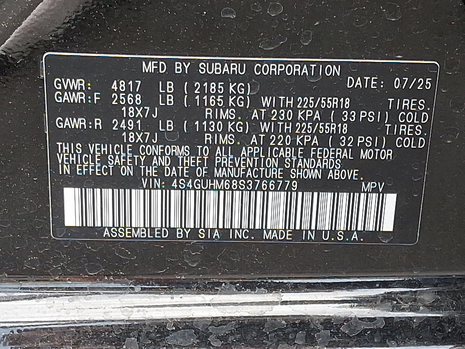 2025 Subaru Crosstrek Limited AWD