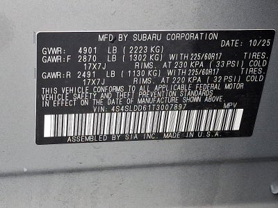2026 Subaru Forester Premium AWD