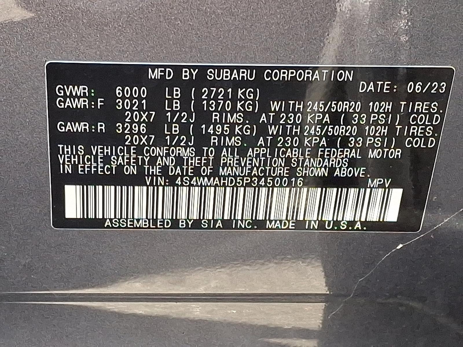 2023 Subaru Ascent Onyx Edition 7-Passenger