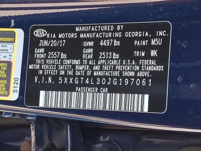 2018 Kia Optima LX Auto