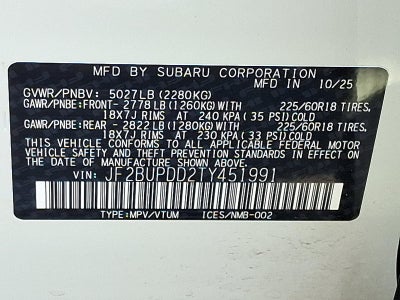 2026 Subaru Outback Limited AWD