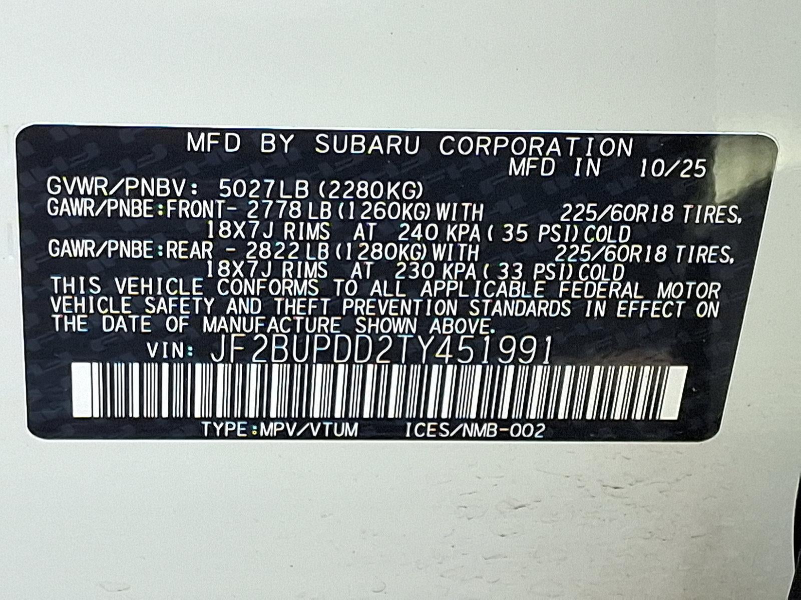2026 Subaru Outback Limited AWD