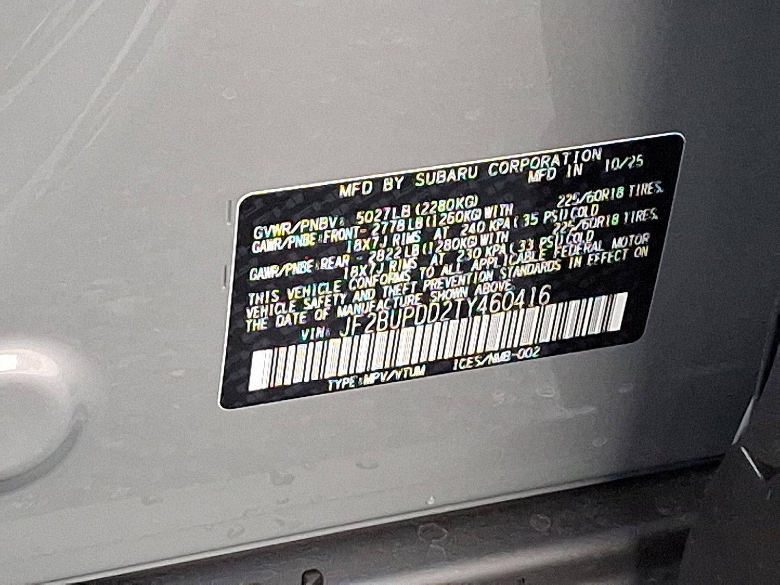 2026 Subaru Outback Limited AWD