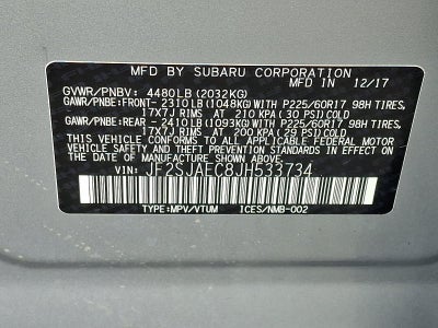 2018 Subaru Forester 2.5i Premium CVT