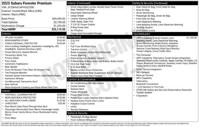 2023 Subaru Forester Premium