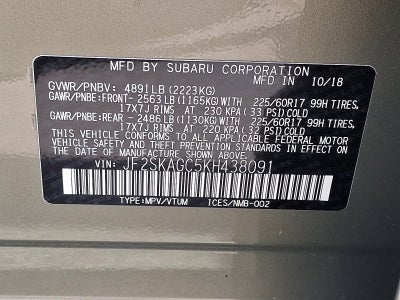 2019 Subaru Forester 2.5i Premium