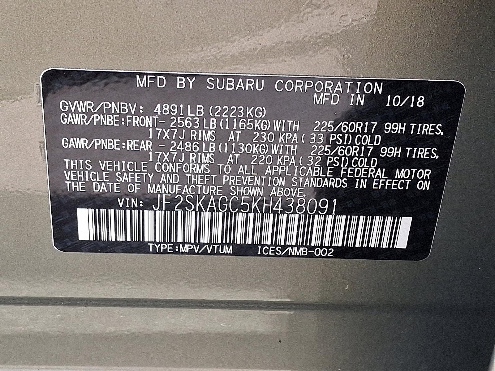 2019 Subaru Forester 2.5i Premium