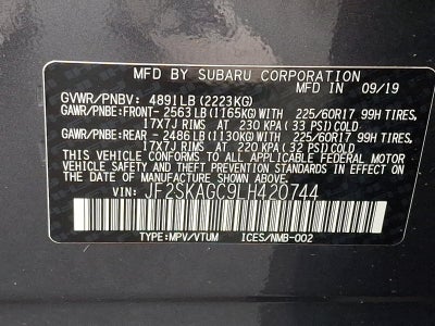 2020 Subaru Forester Premium CVT