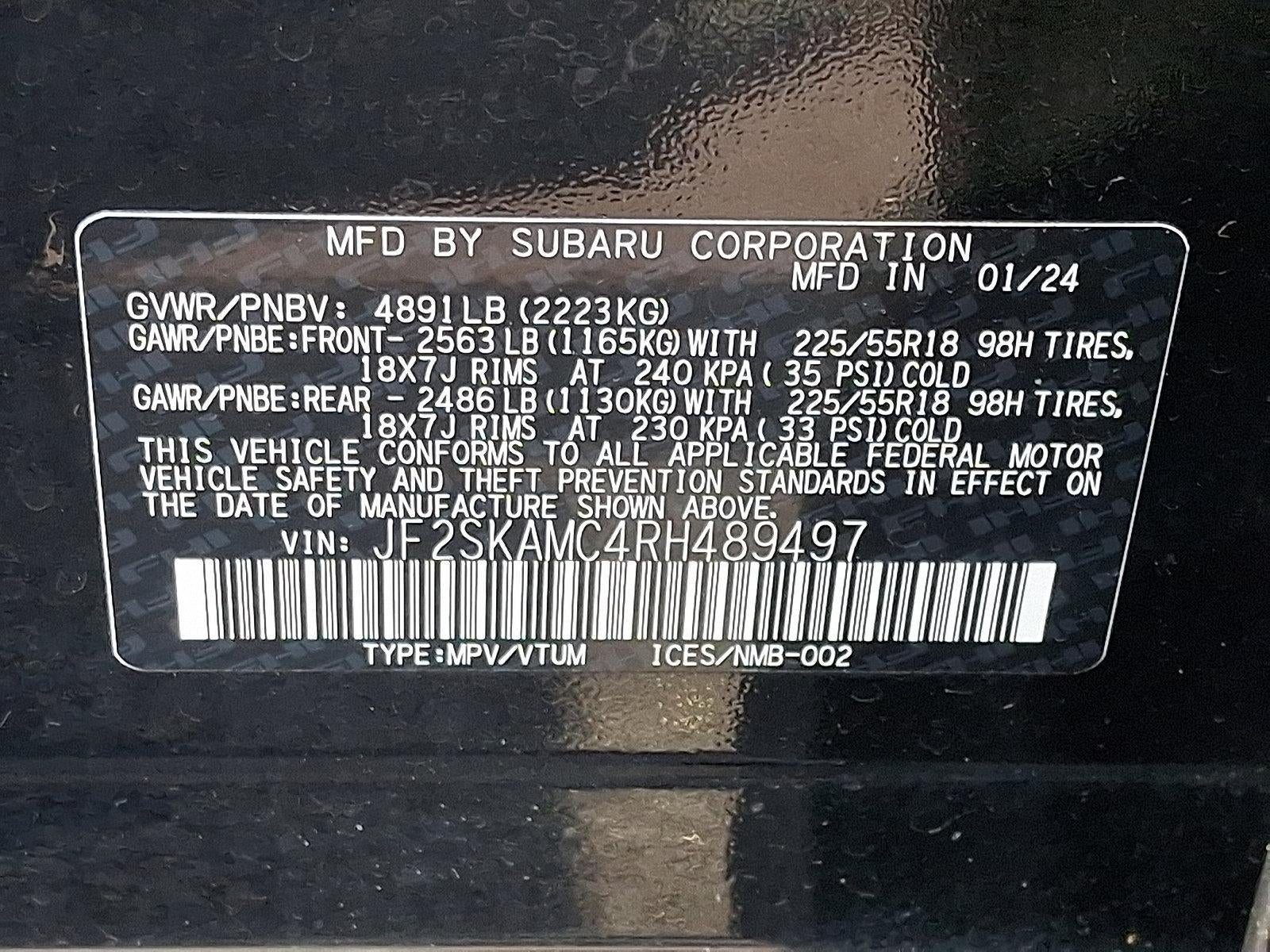 2024 Subaru Forester Touring AWD