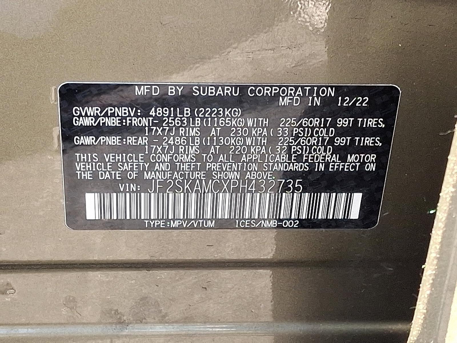 2023 Subaru Forester Wilderness CVT