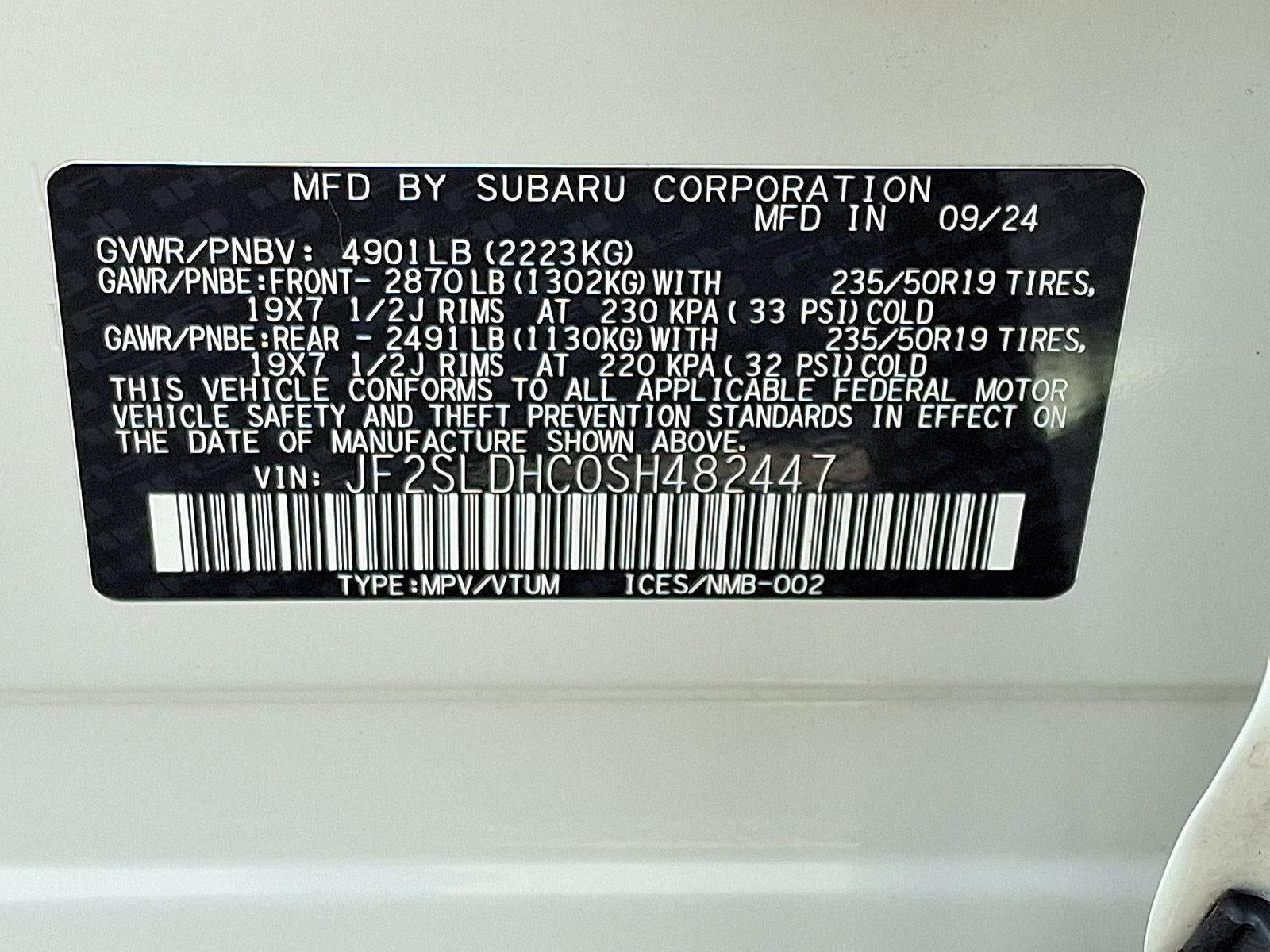 2025 Subaru Forester Sport AWD