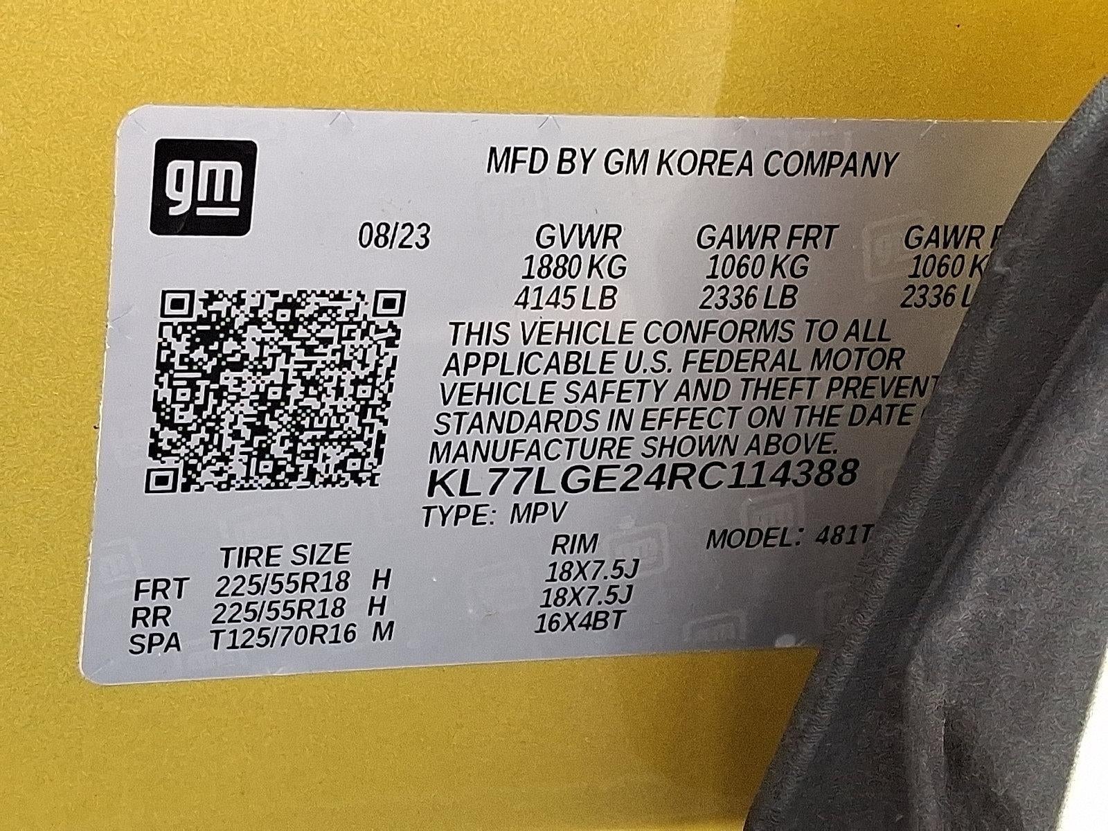 2024 Chevrolet Trax FWD 4dr 1RS