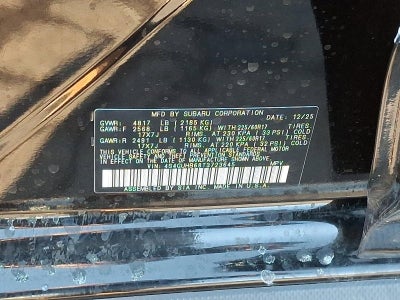 2026 Subaru Crosstrek AWD