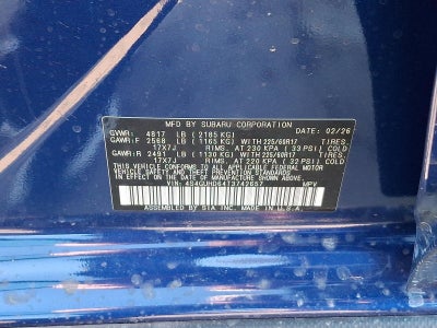 2026 Subaru Crosstrek Premium AWD