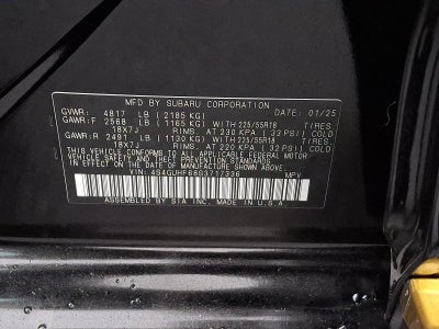 2025 Subaru Crosstrek Sport AWD