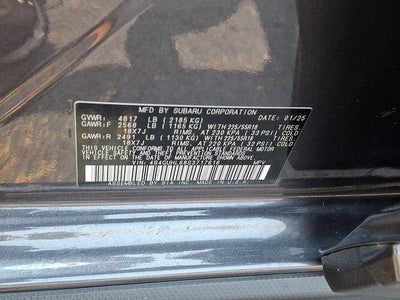 2025 Subaru Crosstrek Limited AWD
