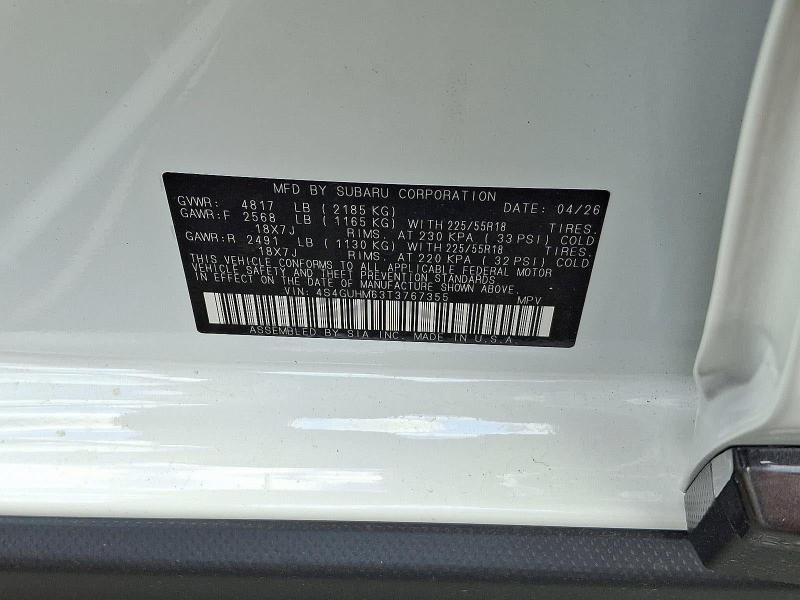 2026 Subaru Crosstrek Limited AWD