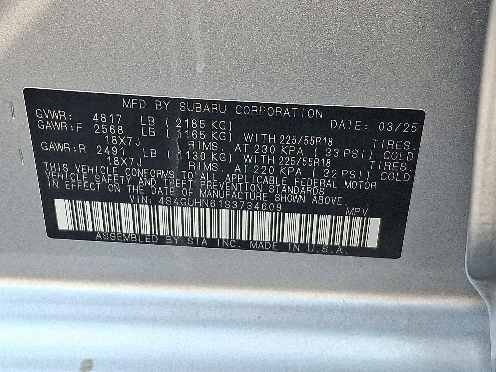 2025 Subaru Crosstrek Limited AWD